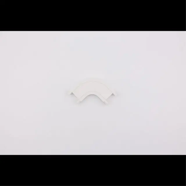 Коннектор питания полукруглый Aployt APL.0181.10.01 MAGNETIC TRACK 48 — белый, ракурс 5