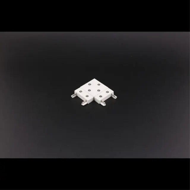 Коннектор питания угловой Aployt APL.0181.10.08 MAGNETIC TRACK 48 — белый, ракурс 7