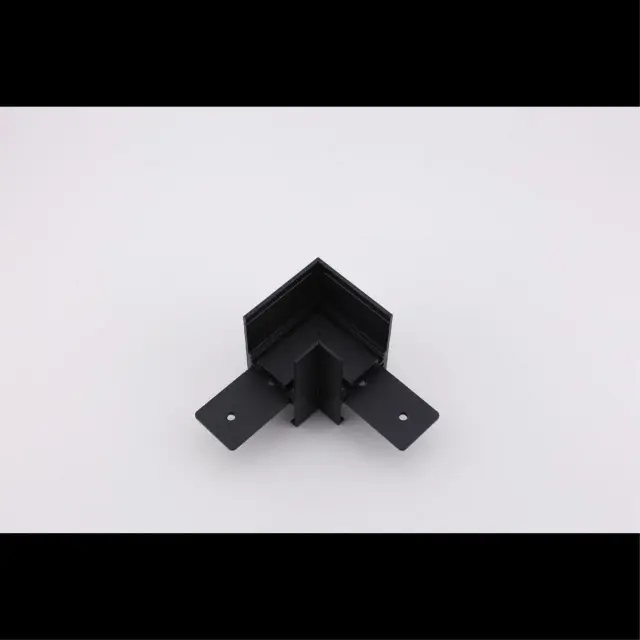 Соединитель угловой Aployt APL.0182.00.02 MAGNETIC TRACK 48 — черный, ракурс 2