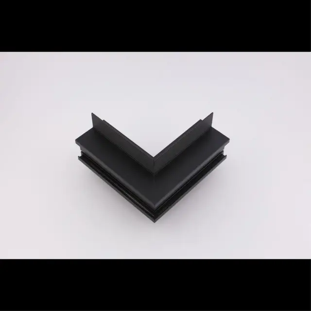 Соединитель угловой внутренний встраиваемый Aployt APL.0182.00.03 MAGNETIC TRACK 48 — черный, ракурс 2