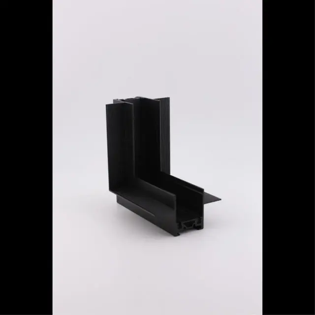 Соединитель угловой внутренний встраиваемый Aployt APL.0182.00.03 MAGNETIC TRACK 48 — черный, ракурс 3