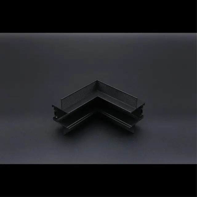 Соединитель угловой внутренний встраиваемый Aployt APL.0182.00.03 MAGNETIC TRACK 48 — черный, ракурс 5