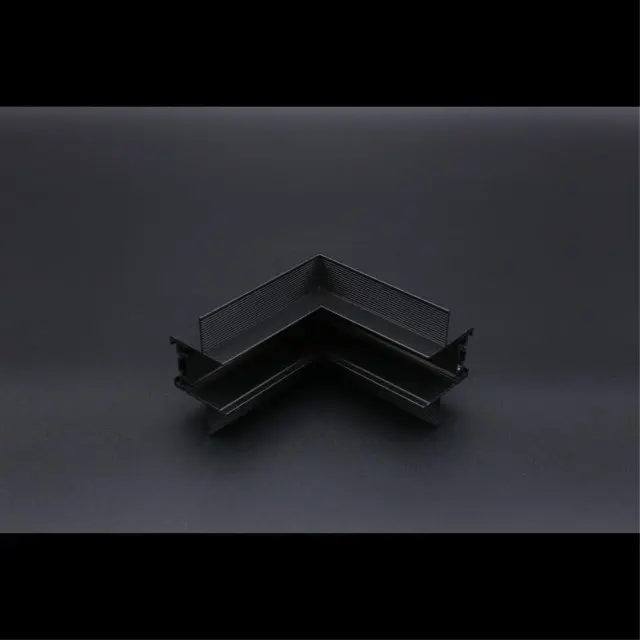 Соединитель угловой внутренний встраиваемый Aployt APL.0182.00.03 MAGNETIC TRACK 48 — черный, ракурс 6