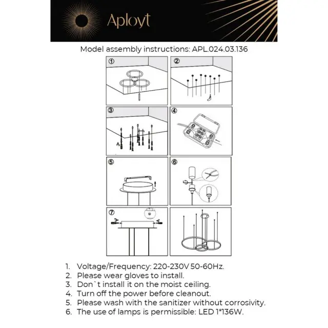 Светильник Aployt APL.024.03.136 TERENIA — бронза, ракурс 17