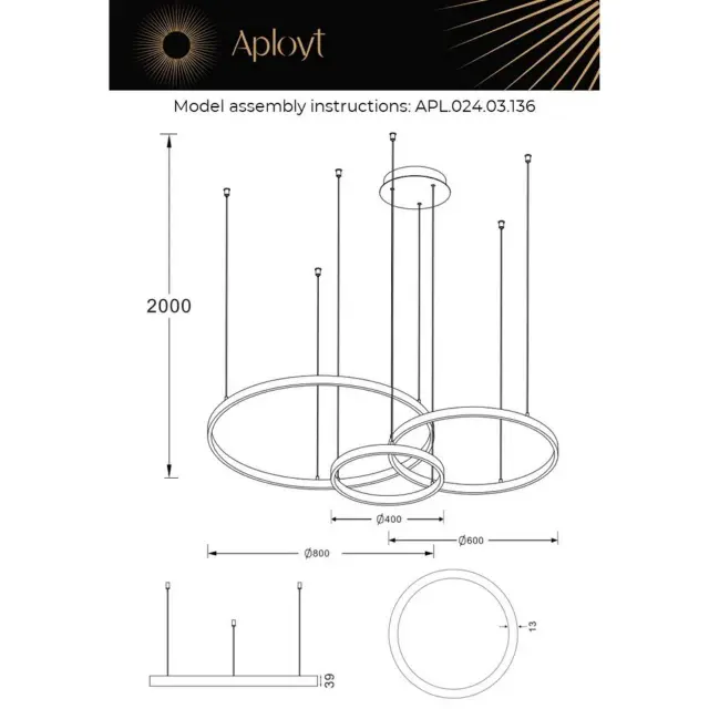 Светильник Aployt APL.024.03.136 TERENIA — бронза, ракурс 18