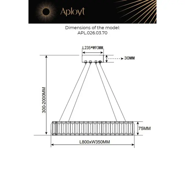 Светильник Aployt APL.026.03.70 NICOLETTA — бронза, ракурс 18
