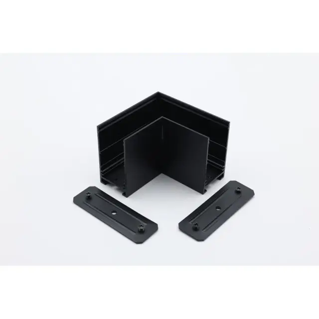 Соединитель угловой плоский Aployt APL.0282.00.01 MAGNETIC TRACK 220 — черный