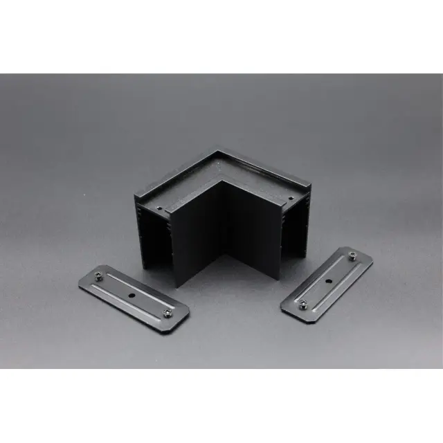 Соединитель угловой плоский Aployt APL.0282.00.01 MAGNETIC TRACK 220 — черный, ракурс 7