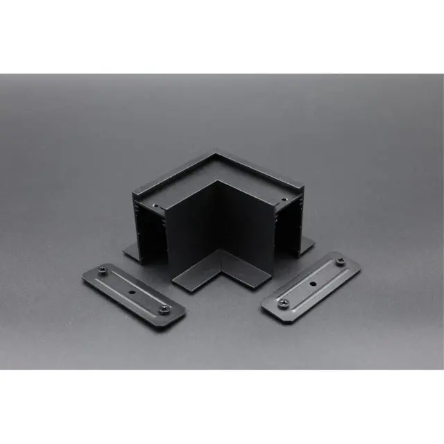 Соединитель угловой плоский встраиваемый Aployt APL.0283.00.01 MAGNETIC TRACK 220 — черный, ракурс 9