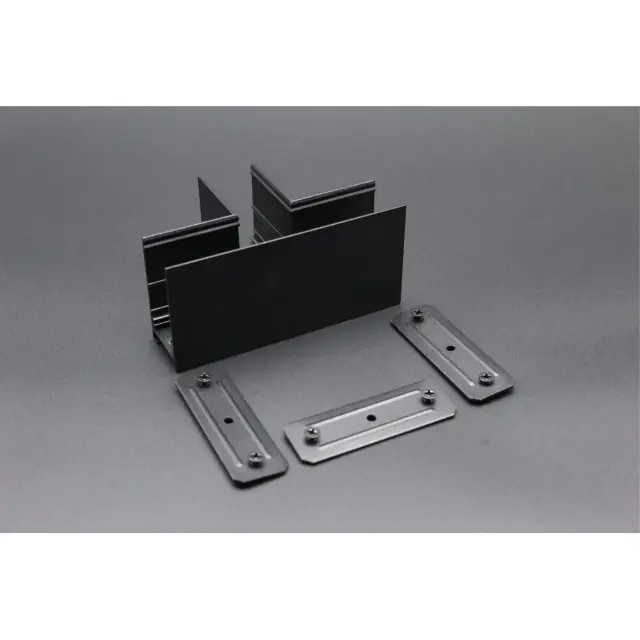 Соединитель Т-образный Aployt APL.0283.00.02 MAGNETIC TRACK 220 — черный, ракурс 9