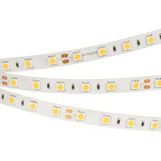 Светодиодная лента RT-B60-10mm 24V White6000 (14.4 W/m, IP20, 5m)