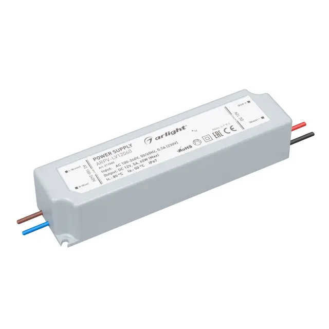 Блок питания ARPV-LV12060 (12V, 5.0A, 60W)