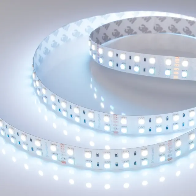 Светодиодная лента RT-B144-19mm 24V RGBW-White (32 W/m, IP20, 5060, 5m), ракурс 5