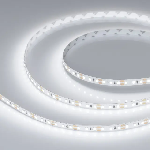 Светодиодная лента RT-A120-8mm 12V White6000 (9.6 W/m, IP20, 2835, 5m)