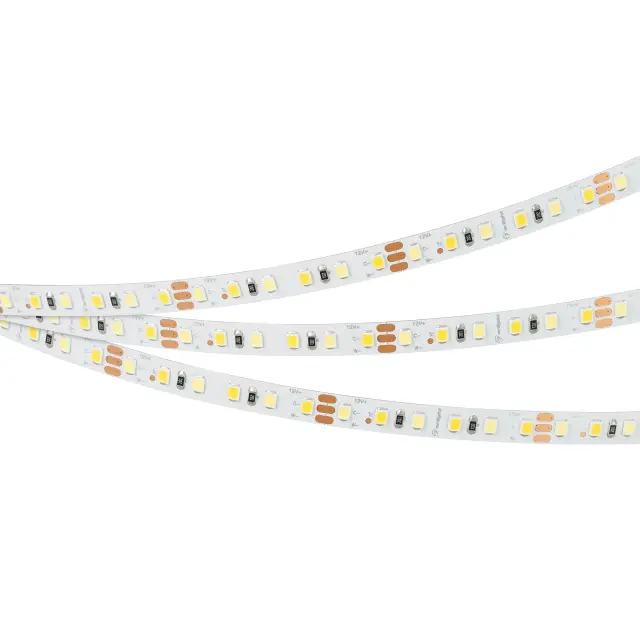 Светодиодная лента RT-A120-8mm 12V White-MIX (9.6 W/m, IP20, 2835, 5m), ракурс 4