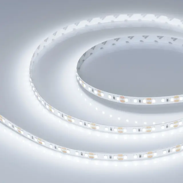 Светодиодная лента RT-A120-8mm 12V Cool 8K (9.6 W/m, IP20, 2835, 5m)
