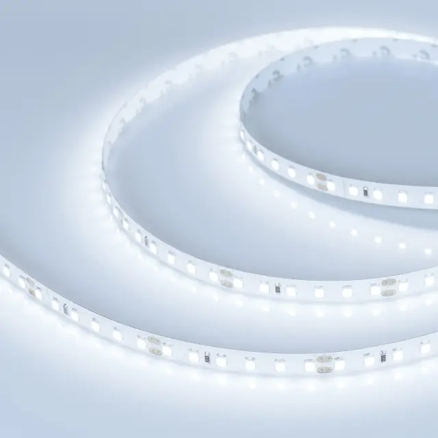 Светодиодная лента RT-A120-8mm 24V Cool 8K (9.6 W/m, IP20, 2835, 5m)