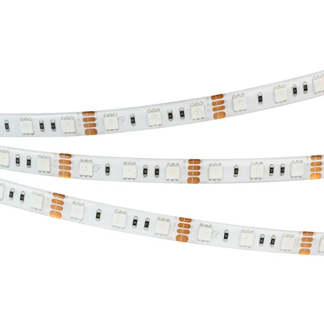 Светодиодная лента герметичная RTW-SE-B60-10mm 12V RGB (14.4 W/m, IP65, 5060, 5m), ракурс 2
