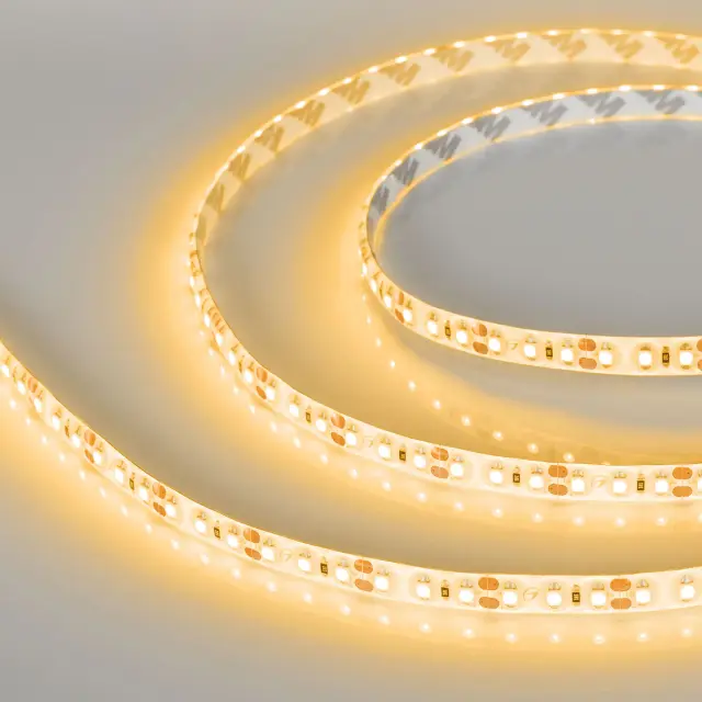Светодиодная лента герметичная RTW-SE-A120-8mm 12V Yellow (9.6 W/m, IP65, 2835, 5m)