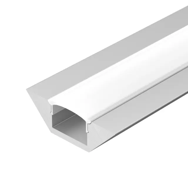 Профиль с экраном ALU-CORNER-2000 ANOD+FROST