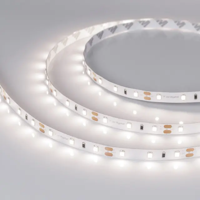 Светодиодная лента RT-A60-8mm 12V Day4000 (7.2 W/m, IP20, 2835, 5m)