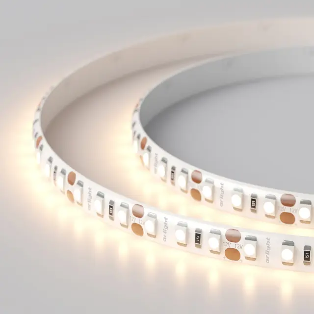 Светодиодная лента герметичная RTW-SE-A120-8mm 12V Warm3000 (9.6 W/m, IP65, 2835, 5m), ракурс 5
