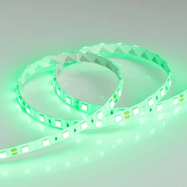 Светодиодная лента RTW 2-5000SE 24V Green 2x (5060, 300 LED, LUX), ракурс 3