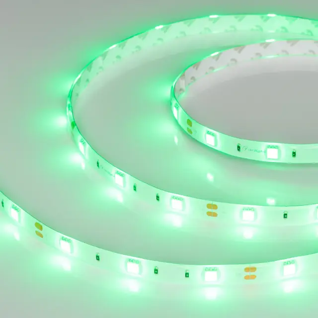 Светодиодная лента RTW 2-5000SE 12V Green (5060, 150 LED, LUX), ракурс 4