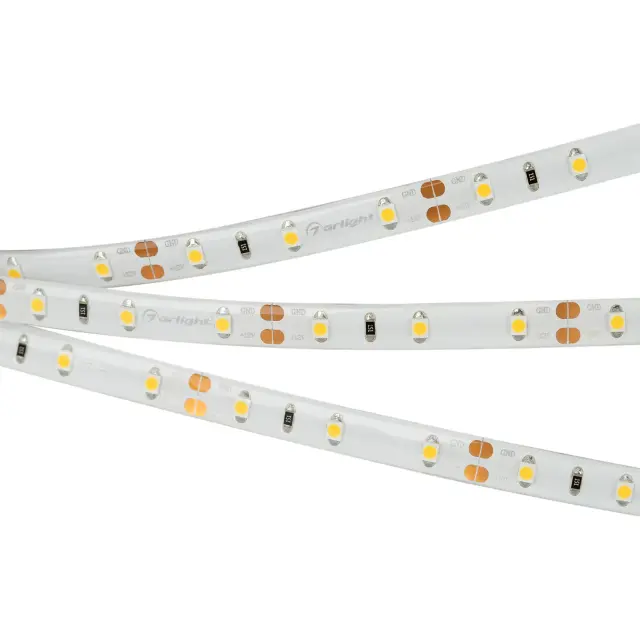 Светодиодная лента герметичная RTW-SE-A60-8mm 12V Cool 10K (4.8 W/m, IP65, 2835, 5m), ракурс 2