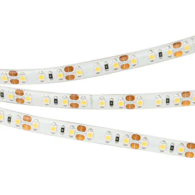 Светодиодная лента герметичная RTW-SE-A120-8mm 12V Cool 10K (9.6 W/m, IP65, 2835, 5m), ракурс 2