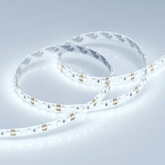 Светодиодная лента герметичная RTW-SE-A120-8mm 12V Cool 10K (9.6 W/m, IP65, 2835, 5m), ракурс 4
