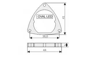 Держатель OVAL-SG, ракурс 2