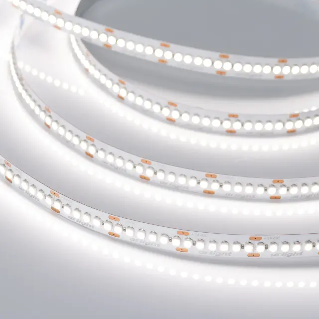Светодиодная лента RT-A240-10mm 24V Day4000 (19.2 W/m, IP20, 3528, 5m), ракурс 2