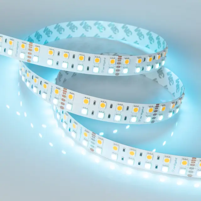 Светодиодная лента RT-B144-19mm 24V RGBW-Day (32 W/m, IP20, 5060, 5m), ракурс 4