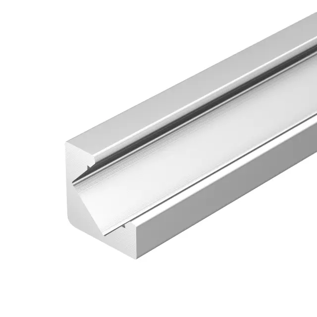 Профиль с экраном ALU-D45-2000 ANOD+FROST, ракурс 2
