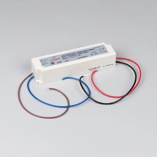 Блок питания ARPV-LV12060-A (12V, 5.0A, 60W), ракурс 2