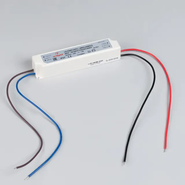 Блок питания ARPV-LV24035-A (24V, 1.5A, 35W), ракурс 2