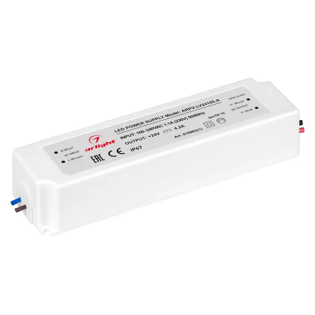 Блок питания ARPV-LV24100-A (24V, 4.2A, 100W)