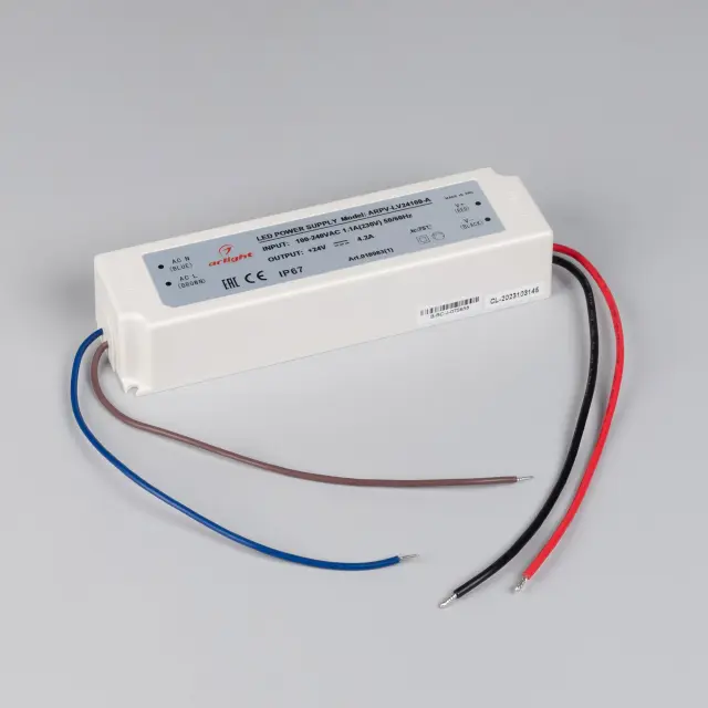 Блок питания ARPV-LV24100-A (24V, 4.2A, 100W), ракурс 2
