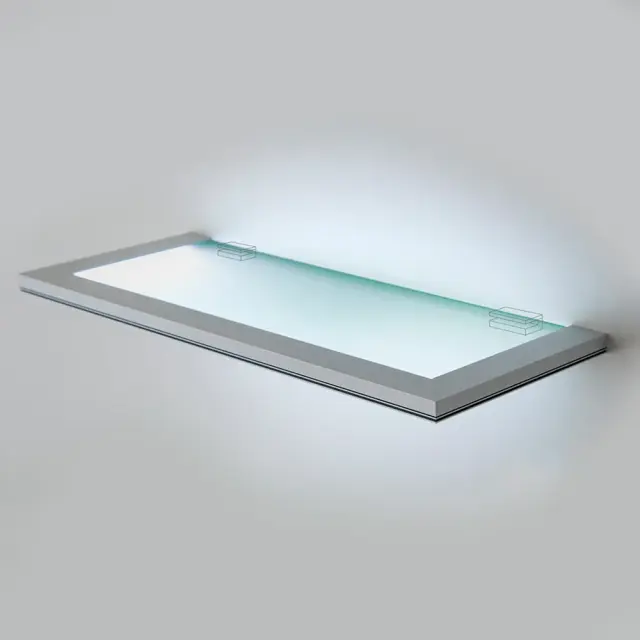 Профиль KLUS-GLASS-810-2000 ANOD, ракурс 3
