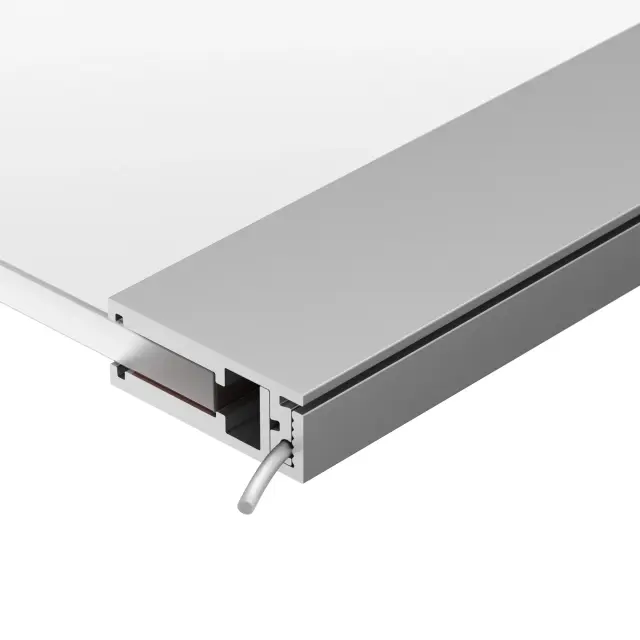 Профиль KLUS-GLASS-56-2000 ANOD, ракурс 2