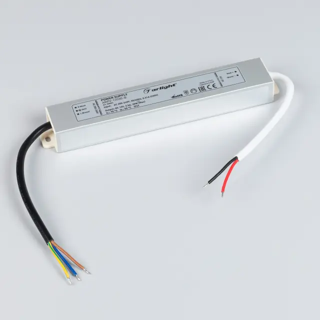 Блок питания ARPV-12030-B (12V, 2.5A, 30W), ракурс 2