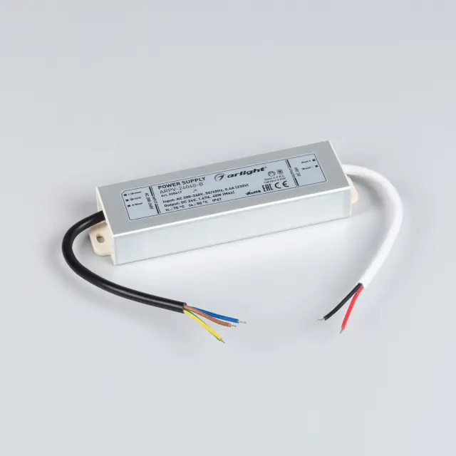 Блок питания ARPV-24040-B (24V, 1.7A, 40W), ракурс 2
