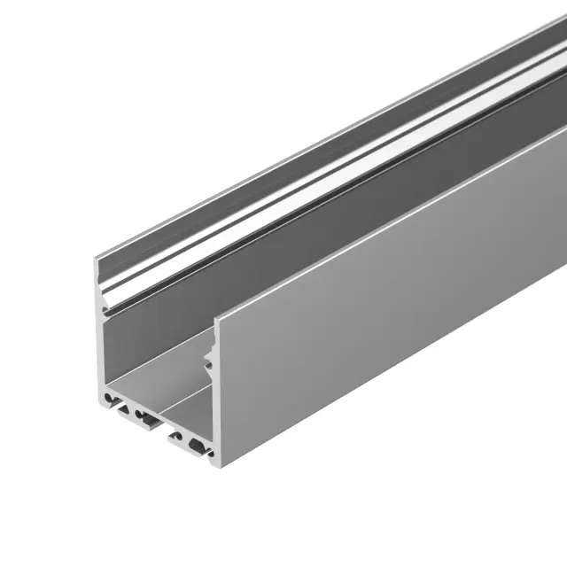 Профиль с экраном SL-LINE-3535-2500 ANOD+OPAL, ракурс 3