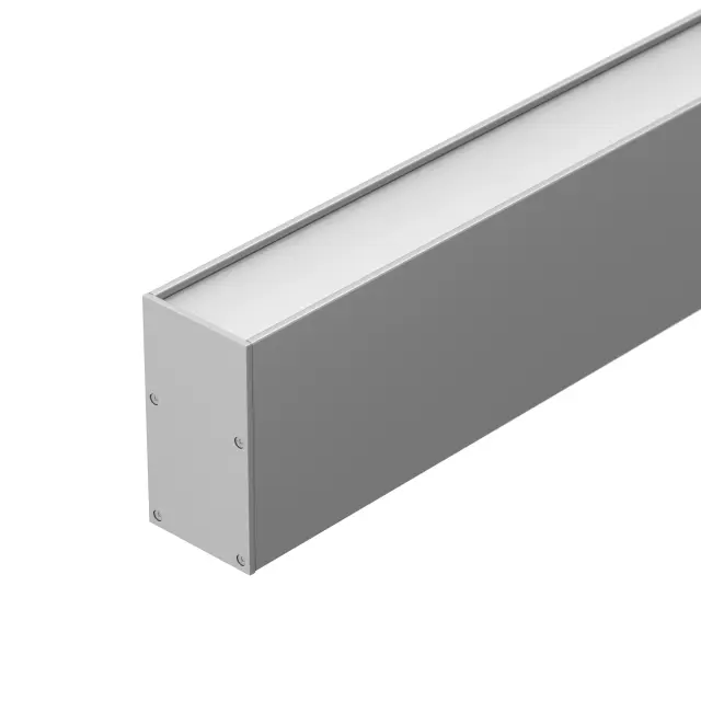 Профиль с экраном SL-LINE-3667-2500 ANOD+OPAL, ракурс 3