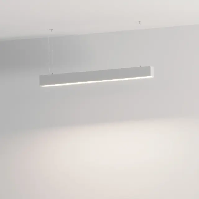 Профиль с экраном SL-LINE-4970-2500 ANOD+OPAL, ракурс 2