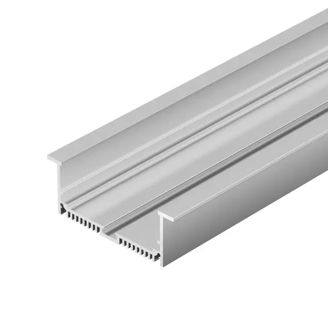 Профиль с экраном SL-LINIA88-F-2500 ANOD+OPAL, ракурс 2