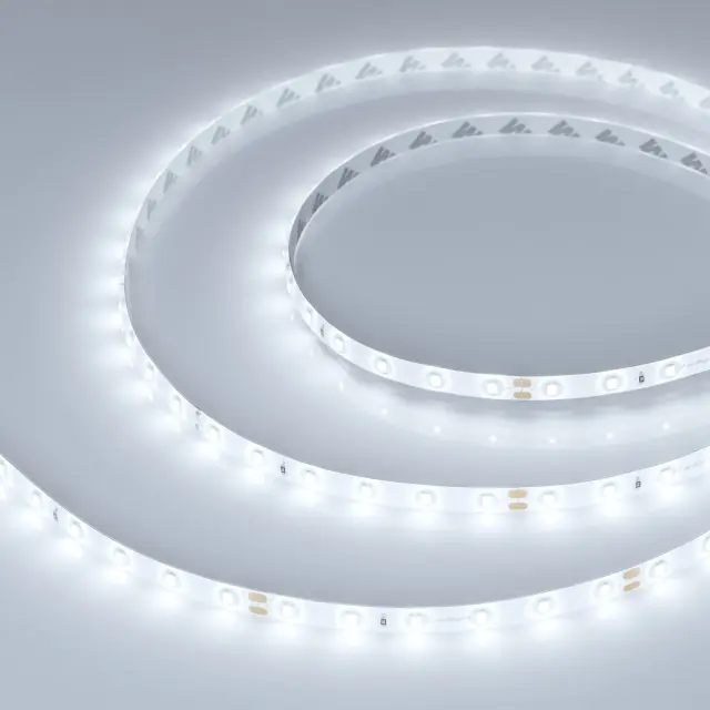 Светодиодная лента герметичная RTW-SE-A60-8mm 24V White6000 (7.2 W/m, IP65, 2835, 5m)