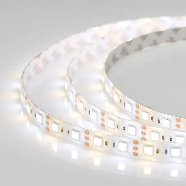 Светодиодная лента герметичная RTW-SE-B60-12mm 12V White-MIX (14.4 W/m, IP65, 5060, 5m), ракурс 2