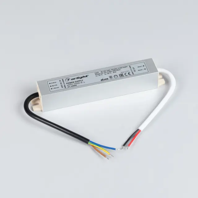 Блок питания ARPV-24020-B (24V, 0.8A, 20W), ракурс 2